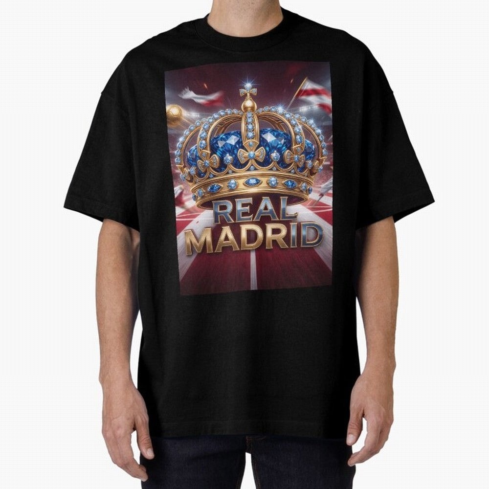 The Diamond of Real Madrid Oversized T-Shirt Represent Football Lovers during the FIFA World Cup 2026 Group Stage Journey through Messi Highlights, Argentina and Brazil Pride, Global Supporter Spirit, Legendary Goals, National Colors and Tournament