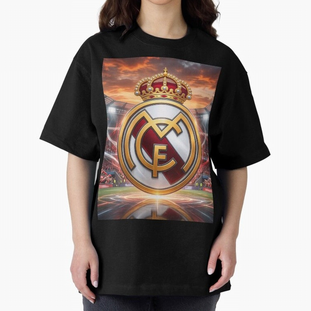 Tormenta del F¨²tbol Oversized T-Shirt Celebrate Unforgettable Nights in Match Day Hype around FIFA World Cup 2026 Group Stage, Messi, Spain, Fan Favorite Moments, National Team Passion, Big Match Drama and Soccer History; Ideal for Passionate Fans