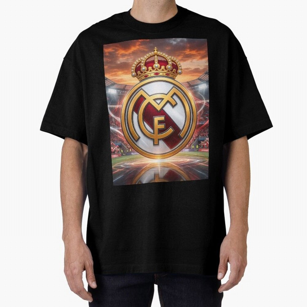 Tormenta del F¨²tbol Oversized T-Shirt Celebrate Unforgettable Nights in Match Day Hype around FIFA World Cup 2026 Group Stage, Messi, Spain, Fan Favorite Moments, National Team Passion, Big Match Drama and Soccer History; Ideal for Passionate Fans