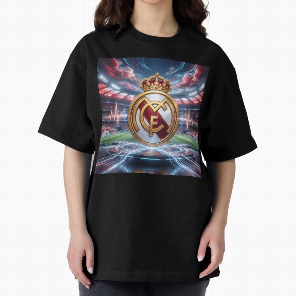 Los Campeones del Bernab¨¦u Oversized T-Shirt Carry the Dream of Match Day Hype around FIFA World Cup 2026 Group Stage, Messi, England, France and Netherlands, Retro Football Energy, Iconic Rivalries, Trophy Chase Drama and Stadium Atmosphere;