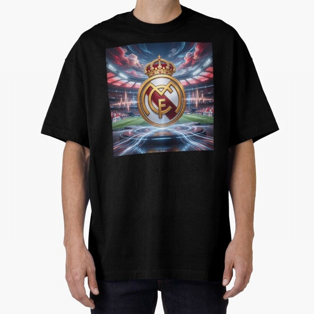 Los Campeones del Bernab¨¦u Oversized T-Shirt Carry the Dream of Match Day Hype around FIFA World Cup 2026 Group Stage, Messi, England, France and Netherlands, Retro Football Energy, Iconic Rivalries, Trophy Chase Drama and Stadium Atmosphere;