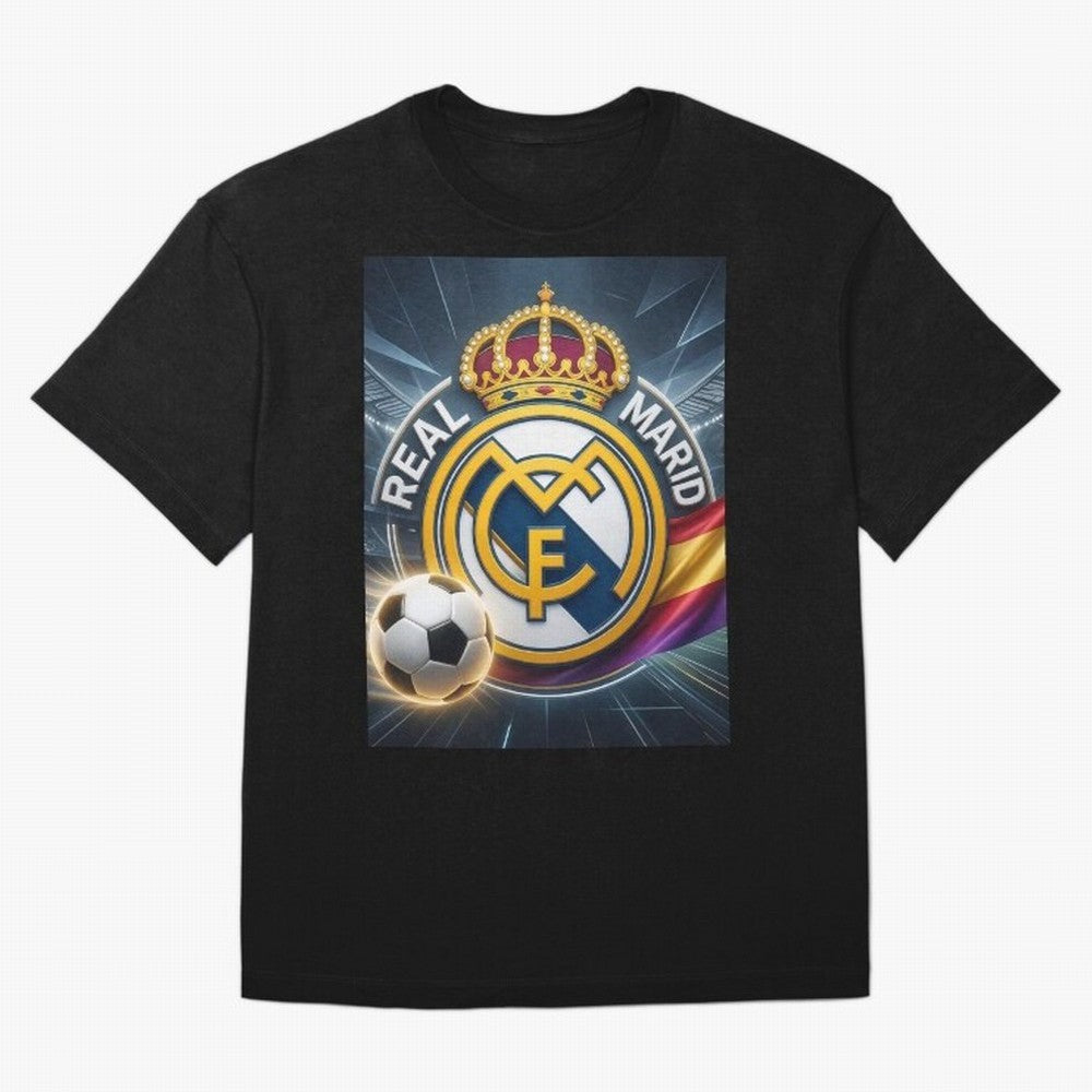 Pelot¨®n Real Madrid Oversized T-Shirt Experience the Global Stage of FIFA World Cup 2026 USA Canada Mexico for Fans of Messi and Argentina and Brazil, Bringing Goal Celebration Energy, Supporter Heritage, Football Icons and Worldwide Tournament