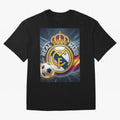 Pelot¨®n Real Madrid Oversized T-Shirt Experience the Global Stage of FIFA World Cup 2026 USA Canada Mexico for Fans of Messi and Argentina and Brazil, Bringing Goal Celebration Energy, Supporter Heritage, Football Icons and Worldwide Tournament