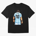 Messi Argentina 10 Oversized T-Shirt Show Match Day Excitement for FIFA World Cup 2026 USA Canada Mexico Spirit, Celebrating Netherlands, Messi, CR7 and Mbappe, Football History, Final Match Energy, Crowd Noise and Once in a Lifetime Moments; Made