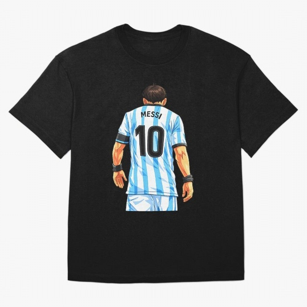 Messi Argentina 10 Oversized T-Shirt Show Match Day Excitement for FIFA World Cup 2026 USA Canada Mexico Spirit, Celebrating Netherlands, Messi, CR7 and Mbappe, Football History, Final Match Energy, Crowd Noise and Once in a Lifetime Moments; Made