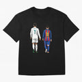 Cristiano Ronaldo And Messi Oversized T-Shirt Celebrate National Team Dreams in FIFA World Cup 2026 for Fans of CR7 and Spain and Netherlands, Bringing Football Passion, Legendary Performances, Festival Vibes and Supporter Community; Made for