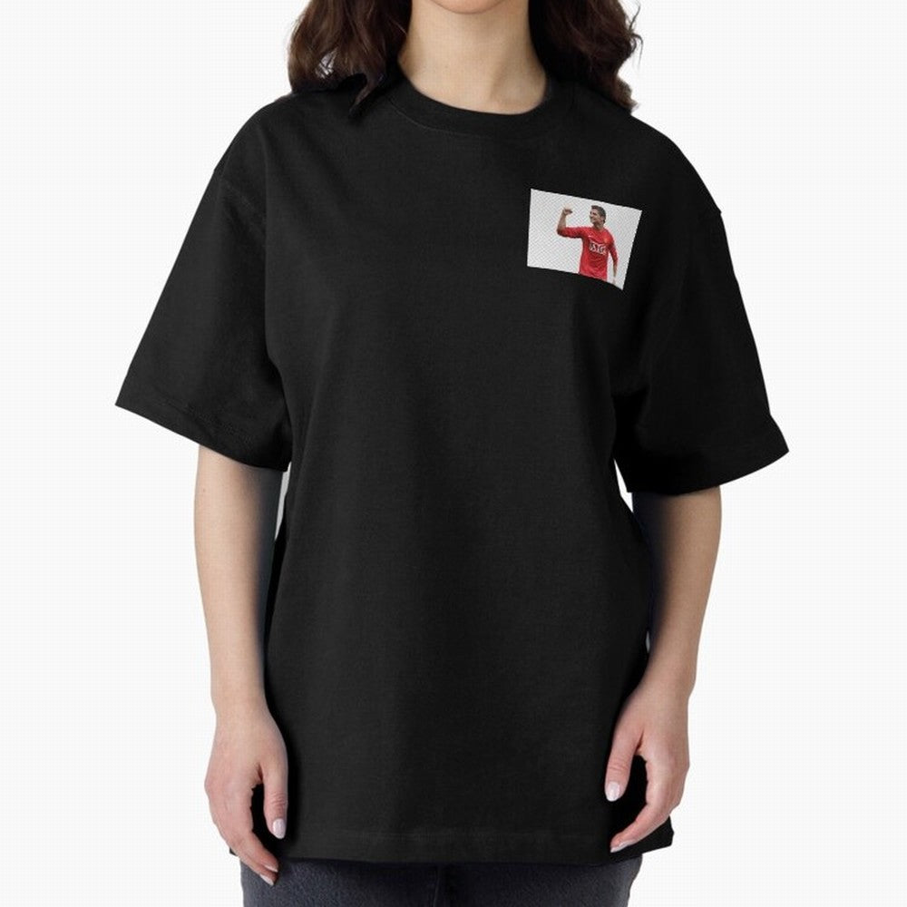 Cristiano Ronaldo Oversized T-Shirt Carry the Colors and Pride of FIFA World Cup 2026 USA Canada Mexico Inspired by Messi and Cristiano Ronaldo, Portugal Energy, Vintage Soccer Flavor, Modern Football Stars, National Flags and Final Night Emotion;