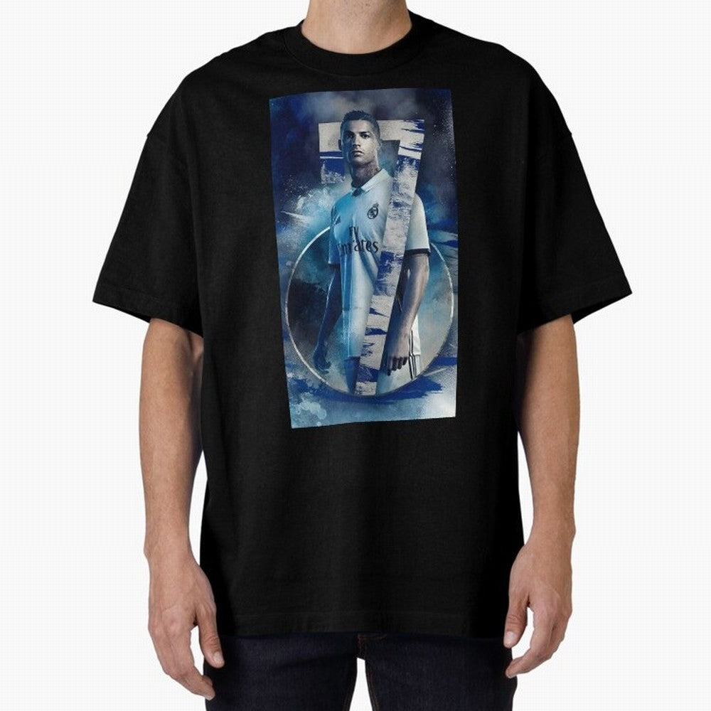 Cr7 art design wallpaper Oversized T-Shirt Share FIFA World Cup 2026 Group Stage Spirit, Celebrating Netherlands, Cristiano Ronaldo, Football Passion, Legendary Performances, Festival Vibes and Supporter Community; Made for Collectors Who Enjoy