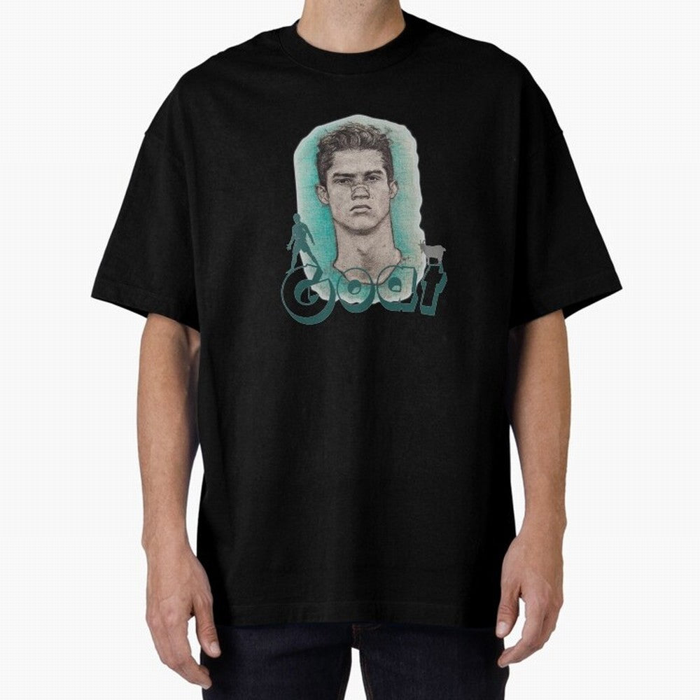 Cristiano Ronaldo - The Goat Oversized T-Shirt Bring Supporter Culture to the FIFA World Cup 2026 USA Canada Mexico Journey through Messi, CR7 and Mbappe Highlights, Netherlands Pride, Soccer Culture, Superstar Moments, National Team Dreams and