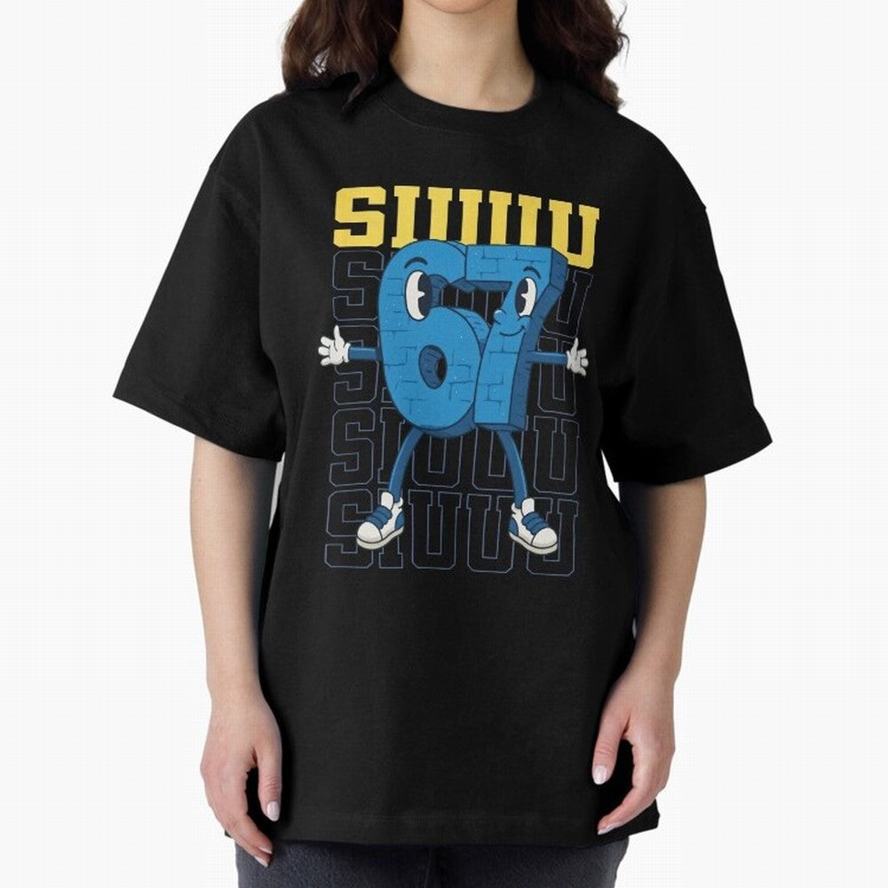 Funny Siuuu 67 Six Seven Soccer Shirt Oversized T-Shirt Feel International Energy from FIFA World Cup 2026 USA Canada Mexico Spirit, Made for France, Mbappe, Sports Nostalgia, International Competition, Famous Players and Unforgettable Victories;