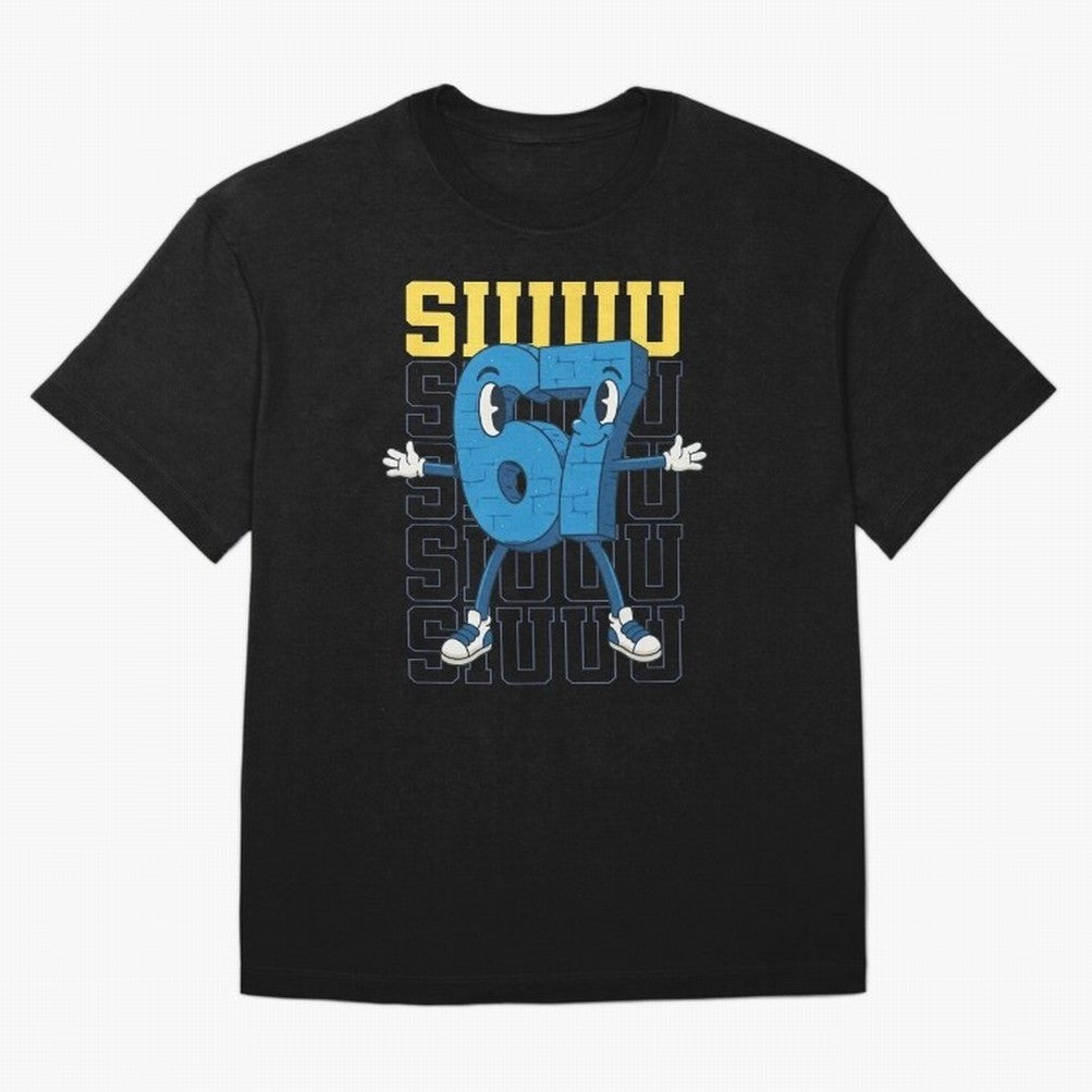 Funny Siuuu 67 Six Seven Soccer Shirt Oversized T-Shirt Feel International Energy from FIFA World Cup 2026 USA Canada Mexico Spirit, Made for France, Mbappe, Sports Nostalgia, International Competition, Famous Players and Unforgettable Victories;