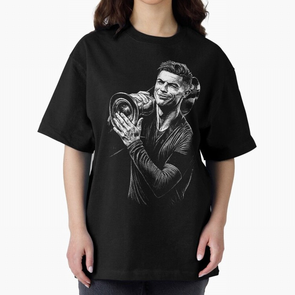 Cristiano Ronaldo Nations League Cup Oversized T-Shirt Share the Excitement of FIFA World Cup 2026 Spirit, Built around Germany, Cristiano Ronaldo, Haaland and CR7, Stadium Chants, National Pride, Trophy Dreams and Unforgettable Football Memories;