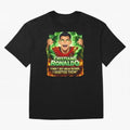 Cristiano Ronaldo Power Art Poster ¨C Legendary Football Motivation Design Oversized T-Shirt Show Your Love for FIFA World Cup 2026 Group Stage for Fans of Messi, CR7 and Mbappe and England, France and Netherlands, Bringing Classic Soccer Heritage,