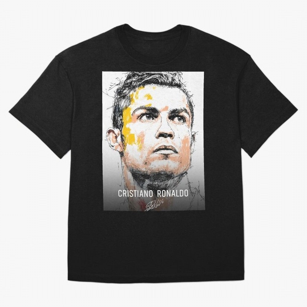 Cristiano Ronaldo Cr7 Football Soccer Player Icon Legend Power Oversized T-Shirt Follow Match Day Hype around FIFA World Cup 2026 USA Canada Mexico, Haaland, France and Portugal, Championship Spirit, Famous Goals, Roaring Crowds and International