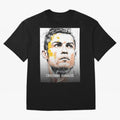 Cristiano Ronaldo Cr7 Football Soccer Player Icon Legend Power Oversized T-Shirt Follow Match Day Hype around FIFA World Cup 2026 USA Canada Mexico, Haaland, France and Portugal, Championship Spirit, Famous Goals, Roaring Crowds and International