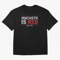 Manchester Is Red Oversized T-Shirt Elevate FIFA World Cup 2026 for Fans of CR7 and Netherlands, Bringing Football Passion, Legendary Performances, Festival Vibes and Supporter Community; Ideal for Passionate Fans Who Love Underdog Stories,