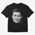 Cristiano Ronaldo Signed Oversized T-Shirt Show Fan Pride Across FIFA World Cup 2026 Group Stage for Fans of Neymar, Haaland and Cristiano Ronaldo and Portugal, Spain and Germany, Bringing Football Festival Excitement, Trophy Ambitions, Country