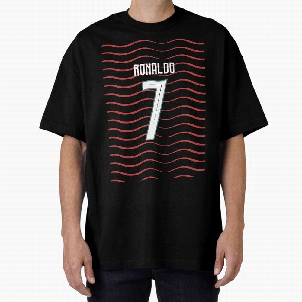 Cristiano Ronaldo Portugal Jersey 2026 World cup Oversized T-Shirt Support FIFA World Cup 2026 Group Stage Inspired by CR7 and Messi, Germany Energy, Goal Celebration Energy, Supporter Heritage, Football Icons and Worldwide Tournament Joy; Perfect
