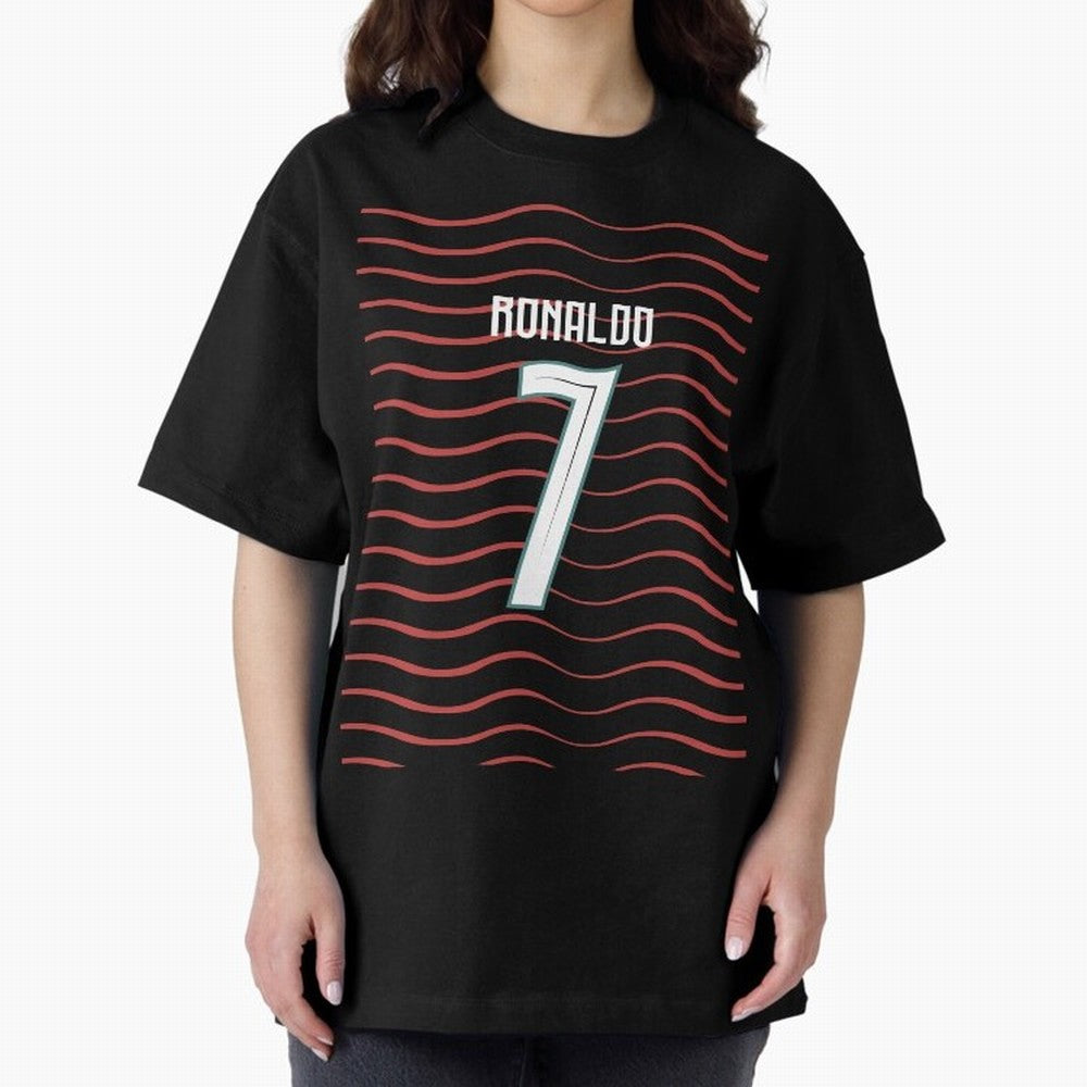 Cristiano Ronaldo Portugal Jersey 2026 World cup Oversized T-Shirt Support FIFA World Cup 2026 Group Stage Inspired by CR7 and Messi, Germany Energy, Goal Celebration Energy, Supporter Heritage, Football Icons and Worldwide Tournament Joy; Perfect