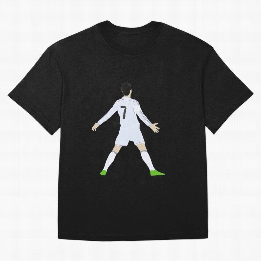 Cristiano Ronaldo Oversized T-Shirt Celebrate Global Passion for Match Day Hype around FIFA World Cup 2026 Group Stage, Messi, CR7 and Mbappe, Germany, Classic Soccer Heritage, Championship Pressure, Fan Loyalty and International Pride; Perfect for