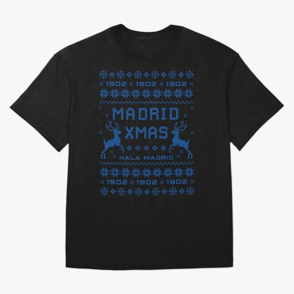 Real Madrid Christmas Oversized T-Shirt Show Love for Legendary Goals in the FIFA World Cup 2026 Journey through CR7 and Messi Highlights, Brazil, Portugal and Argentina Pride, Global Supporter Spirit, Legendary Goals, National Colors and