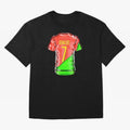Cristiano Ronaldo Oversized T-Shirt Celebrate the Road through FIFA World Cup 2026 Filled with Messi, France and Portugal Energy, Football Festival Excitement, Trophy Ambitions, Country Rivalries and Star Player Buzz; Ideal for Football Dads,