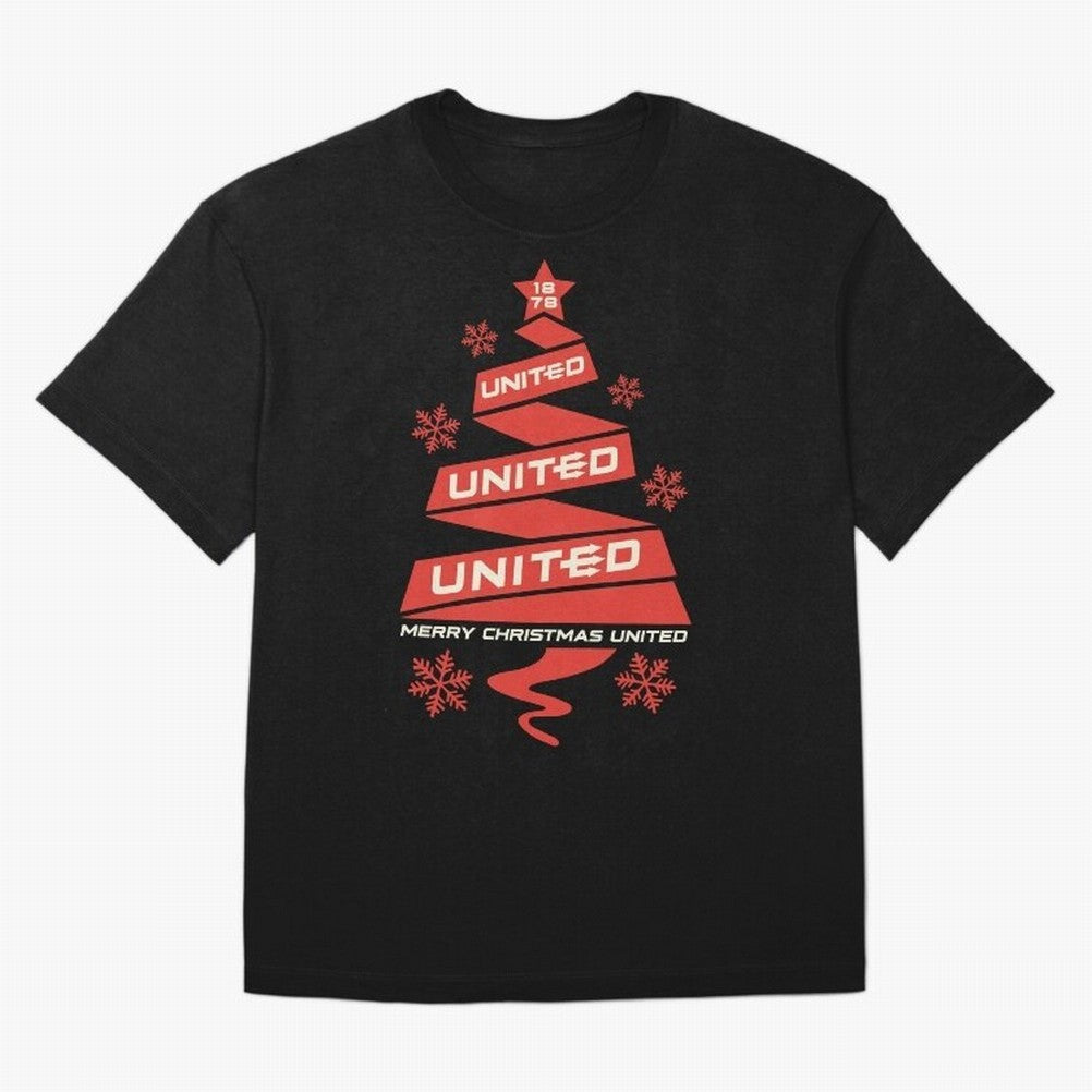 Manchester United Christmas Oversized T-Shirt Represent Football Lovers during Match Day Hype around FIFA World Cup 2026, Neymar, England, Football History, Final Match Energy, Crowd Noise and Once in a Lifetime Moments; Made for Die Hard