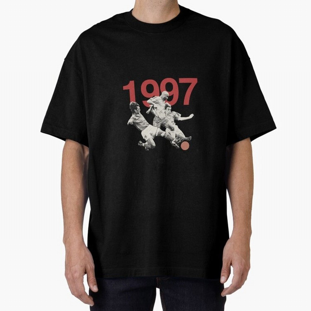 Ronaldo Maldini Cannavaro Tournoi de France 1997 Oversized T-Shirt Bring World Football Passion into FIFA World Cup 2026 USA Canada Mexico Spirit, Capturing Brazil, Neymar, Champion Mindset, Group Stage Buzz, Knockout Tension and Passionate Fan
