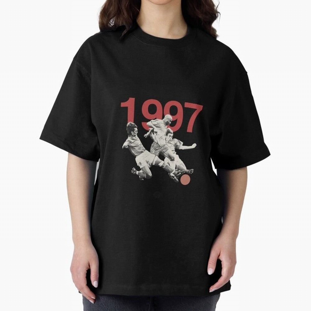 Ronaldo Maldini Cannavaro Tournoi de France 1997 Oversized T-Shirt Bring World Football Passion into FIFA World Cup 2026 USA Canada Mexico Spirit, Capturing Brazil, Neymar, Champion Mindset, Group Stage Buzz, Knockout Tension and Passionate Fan