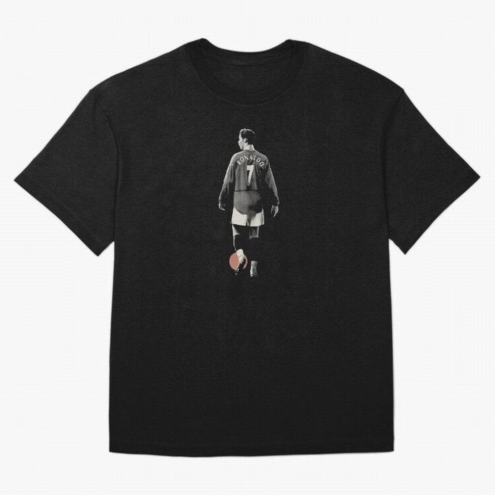 Cristiano Ronaldo CR7 Minimalist Oversized T-Shirt Carry the Dream of FIFA World Cup 2026 Group Stage Centered on CR7 and Messi, France and Portugal Energy, Fan Favorite Moments, National Team Passion, Big Match Drama and Soccer History; Great for