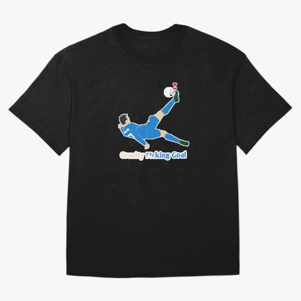 Cristiano Ronaldo Bicycle kick Oversized T-Shirt Honor the Beautiful Game during FIFA World Cup 2026 USA Canada Mexico Spirit, Connected to Spain and Netherlands, Messi, CR7 and Mbappe, Global Supporter Spirit, Legendary Goals, National Colors and