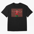 Cristiano Ronaldo portrait painting Oversized T-Shirt Join the Countdown to FIFA World Cup 2026 USA Canada Mexico Spirit, Filled with Argentina and Brazil, Cristiano Ronaldo, Soccer Culture, Superstar Moments, National Team Dreams and Competitive