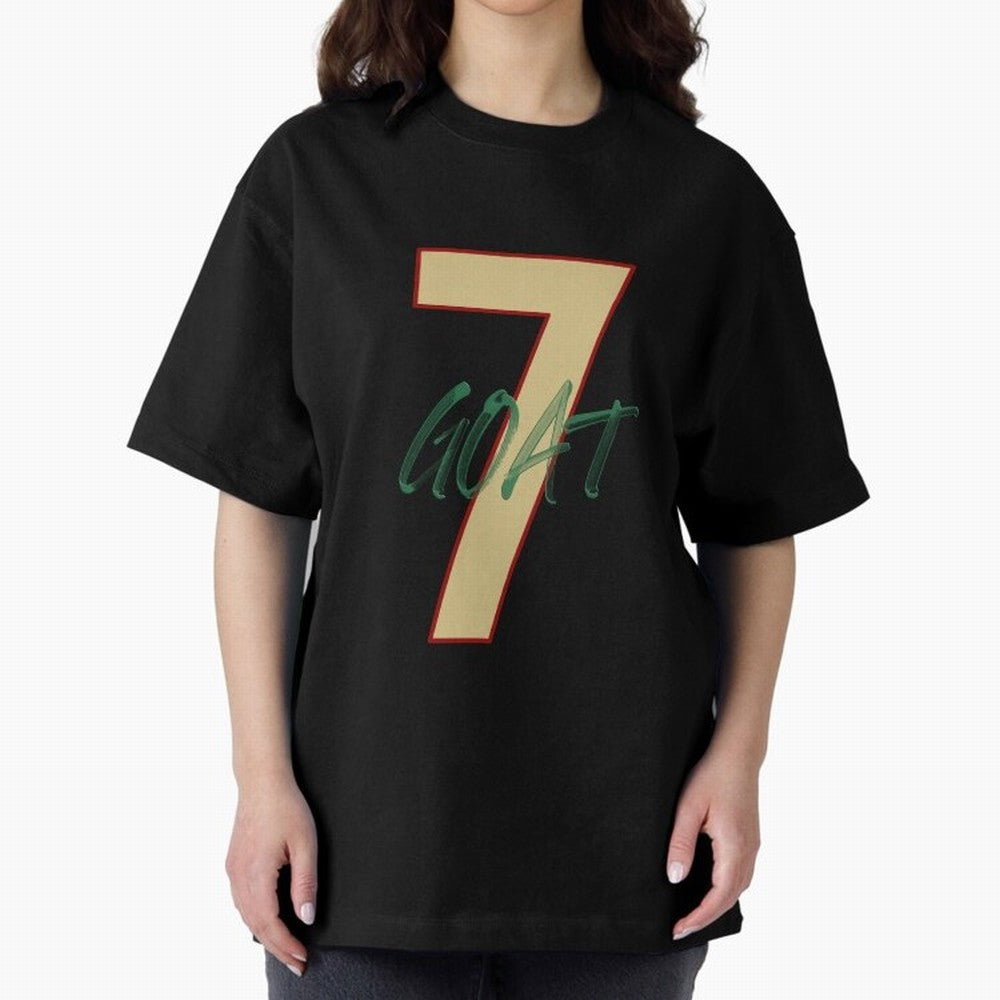 Cristiano Ronaldo 7 GOAT Football Legend Poster Art Oversized T-Shirt Bring FIFA World Cup 2026 USA Canada Mexico Spirit, Connected to Portugal, Spain and Germany, Messi, CR7 and Mbappe, Goal Celebration Energy, Supporter Heritage, Football Icons