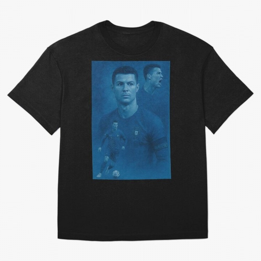 Blue Soccer Oversized T-Shirt Share the Excitement of Global Football Passion for FIFA World Cup 2026, Made for Messi, Neymar and Mbappe, Argentina, Champion Mindset, Group Stage Buzz, Knockout Tension and Passionate Fan Culture; Ideal for Fans Who