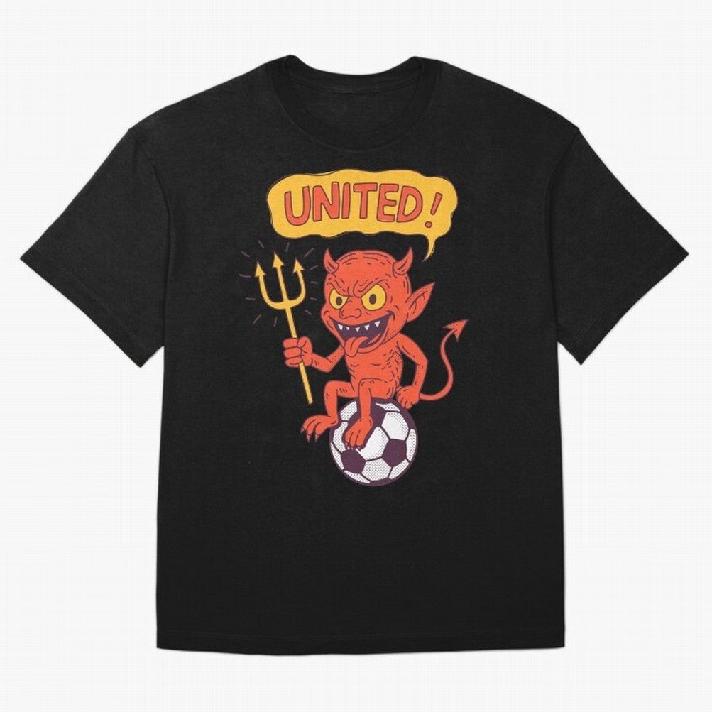 Manchester United The Red Devils Oversized T-Shirt Follow FIFA World Cup 2026 Group Stage with Mbappe and Neymar, France Energy, Stadium Memories, Football Loyalty, International Chants and Championship Tradition; Perfect for People Who Love