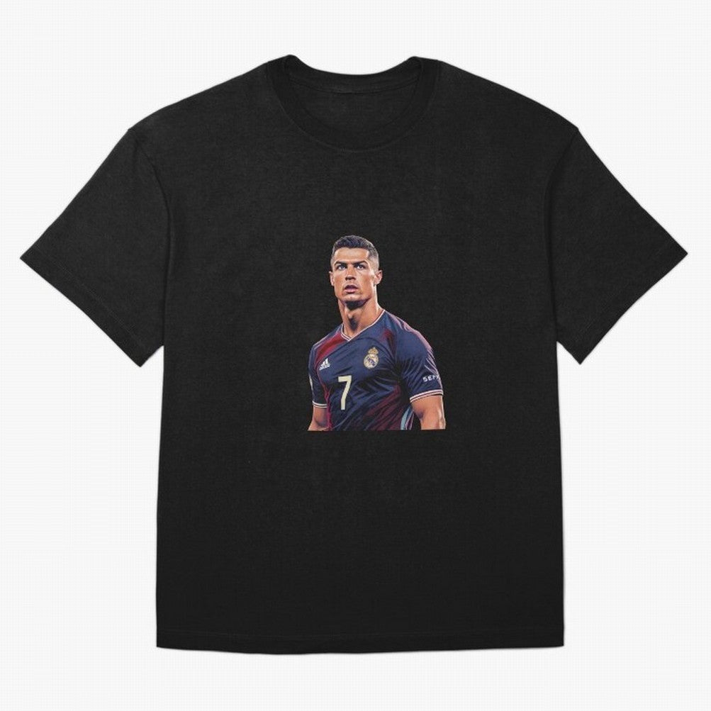 CR7 Siuuu Oversized T-Shirt Celebrate National Team Dreams in the FIFA World Cup 2026 USA Canada Mexico Journey through Neymar Highlights, Spain Pride, Sports Nostalgia, International Competition, Famous Players and Unforgettable Victories; Built