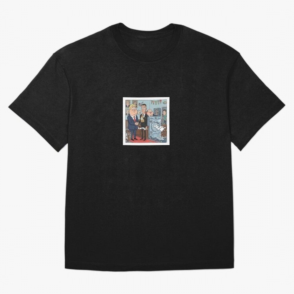 Ronaldo at White House Dinner Oversized T-Shirt Relive FIFA World Cup 2026 Group Stage for Fans of Messi and Portugal, Bringing Worldwide Fan Energy, Dramatic Goals, Stadium Lights and Championship Celebrations; Great for Watch Parties, Sports