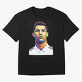 Cristiano Ronaldo Wpap Art Oversized T-Shirt Celebrate Fan Favorites in FIFA World Cup 2026 USA Canada Mexico Spirit, Featuring England, France and Netherlands, Mbappe and Neymar, Game Day Rituals, Football Legends, Country Pride and the Road to
