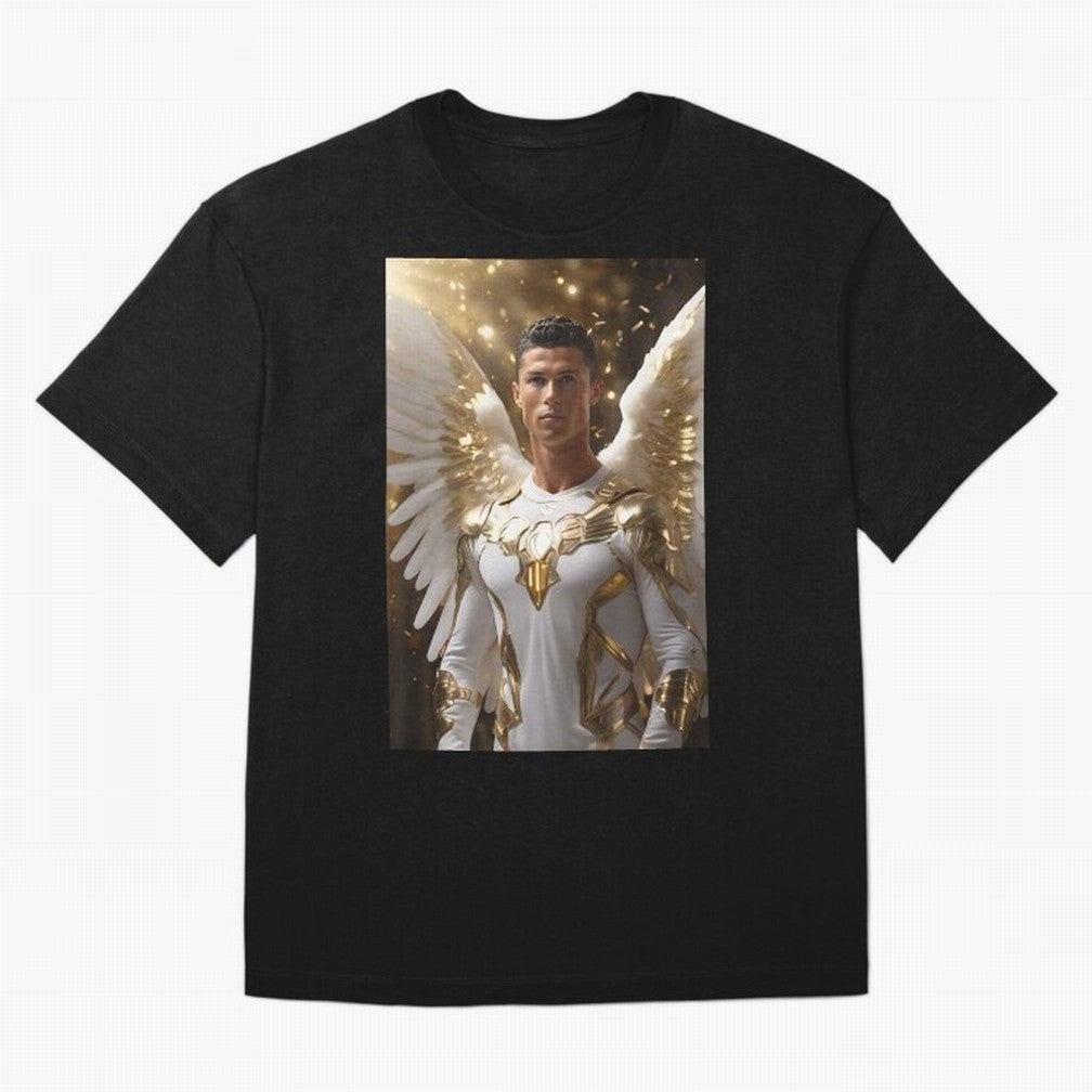 Cristiano Ronaldo angel 1 Oversized T-Shirt Join the Countdown to FIFA World Cup 2026 Group Stage Featuring Messi, Argentina and Brazil Energy, Supporter Pride, Iconic Celebrations, Legendary Names and Global Match Day Energy; Perfect for Fans,