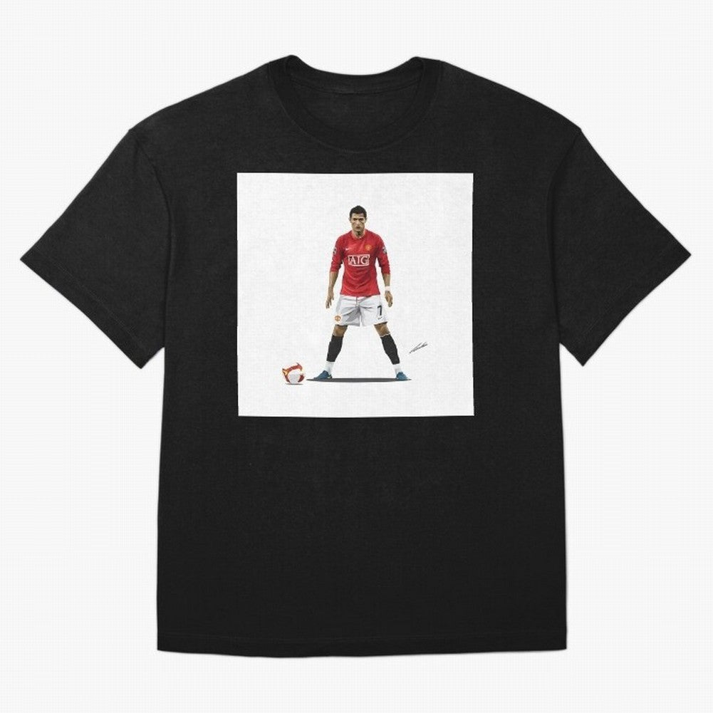 Cristiano Ronaldo CR7 Man Utd Oversized T-Shirt Celebrate Unforgettable Nights in FIFA World Cup 2026 for Fans of CR7 and Messi and Portugal, Spain and Germany, Bringing Worldwide Fan Energy, Dramatic Goals, Stadium Lights and Championship