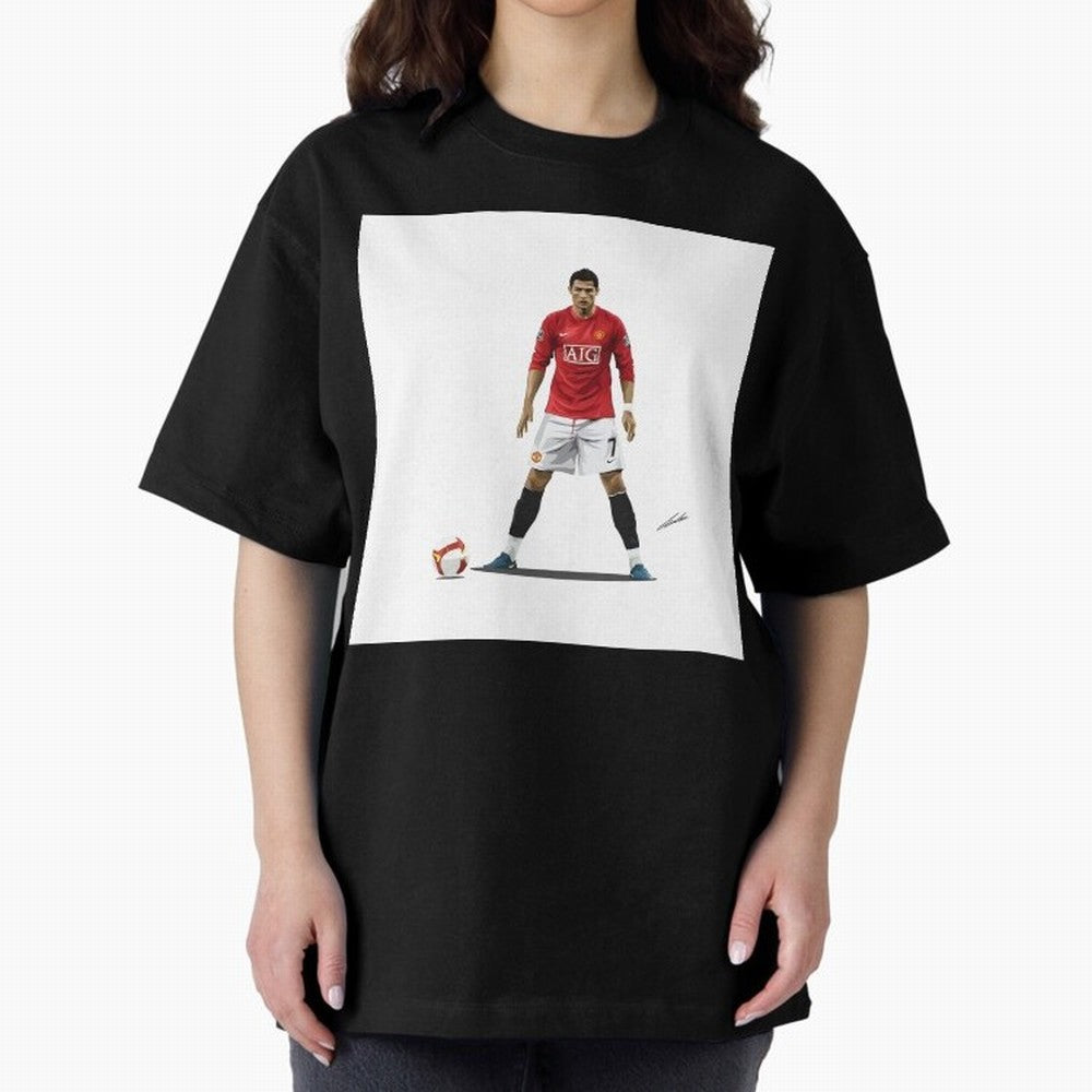 Cristiano Ronaldo CR7 Man Utd Oversized T-Shirt Celebrate Unforgettable Nights in FIFA World Cup 2026 for Fans of CR7 and Messi and Portugal, Spain and Germany, Bringing Worldwide Fan Energy, Dramatic Goals, Stadium Lights and Championship