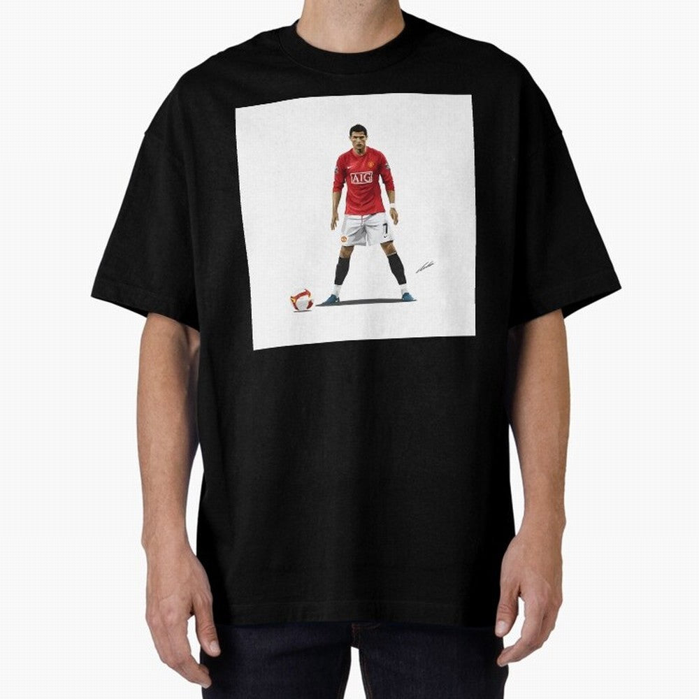 Cristiano Ronaldo CR7 Man Utd Oversized T-Shirt Celebrate Unforgettable Nights in FIFA World Cup 2026 for Fans of CR7 and Messi and Portugal, Spain and Germany, Bringing Worldwide Fan Energy, Dramatic Goals, Stadium Lights and Championship