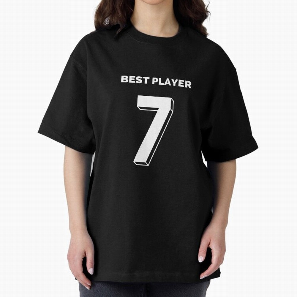 Legacy 7 Oversized T-Shirt Embrace FIFA World Cup 2026 Group Stage Spirit, Highlighting France and Portugal, Messi, CR7 and Mbappe, Sports Nostalgia, International Competition, Famous Players and Unforgettable Victories; Made for Collectors Who