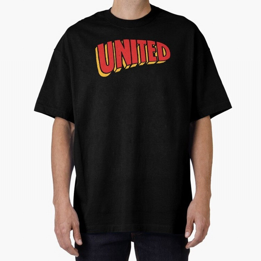 Manchester United Comic Style Oversized T-Shirt Cheer through Every Moment of FIFA World Cup 2026 Made for Neymar, Germany Energy, Supporter Pride, Iconic Celebrations, Legendary Names and Global Match Day Energy; Perfect for Fans, Collectors,