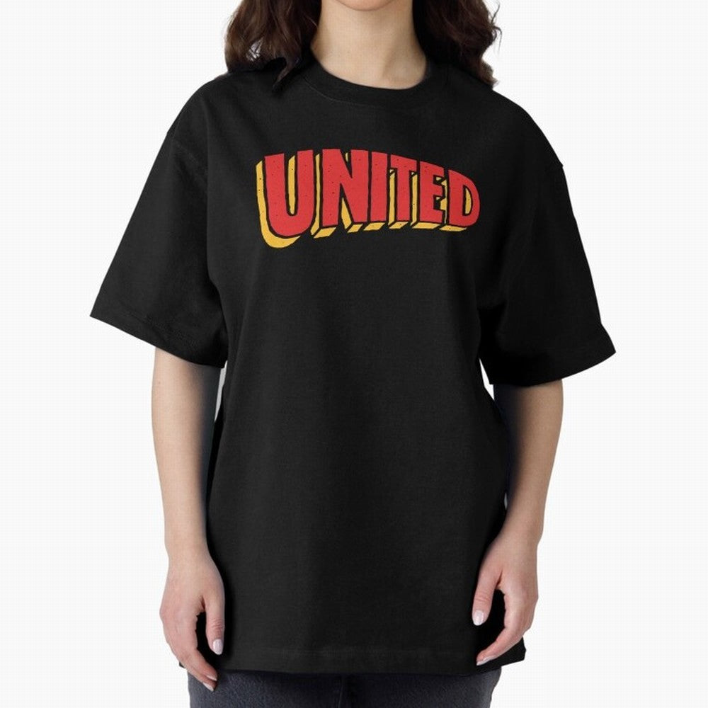 Manchester United Comic Style Oversized T-Shirt Cheer through Every Moment of FIFA World Cup 2026 Made for Neymar, Germany Energy, Supporter Pride, Iconic Celebrations, Legendary Names and Global Match Day Energy; Perfect for Fans, Collectors,