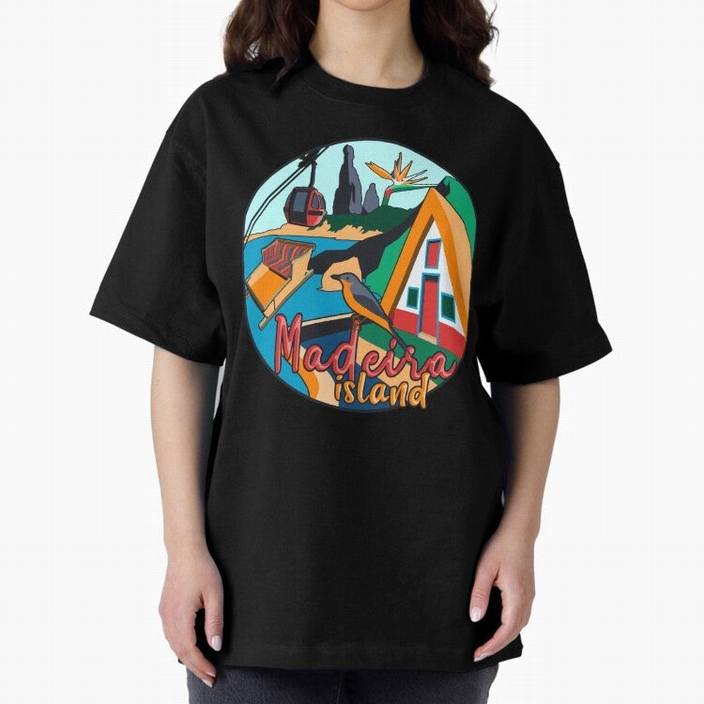 Madeira Island Oversized T-Shirt Back Your Heroes with FIFA World Cup 2026 Built around Cristiano Ronaldo, Haaland and CR7, Spain and Netherlands Energy, Match Day Excitement, Supporter Culture, Golden Goals and Global Football Passion; Ideal for