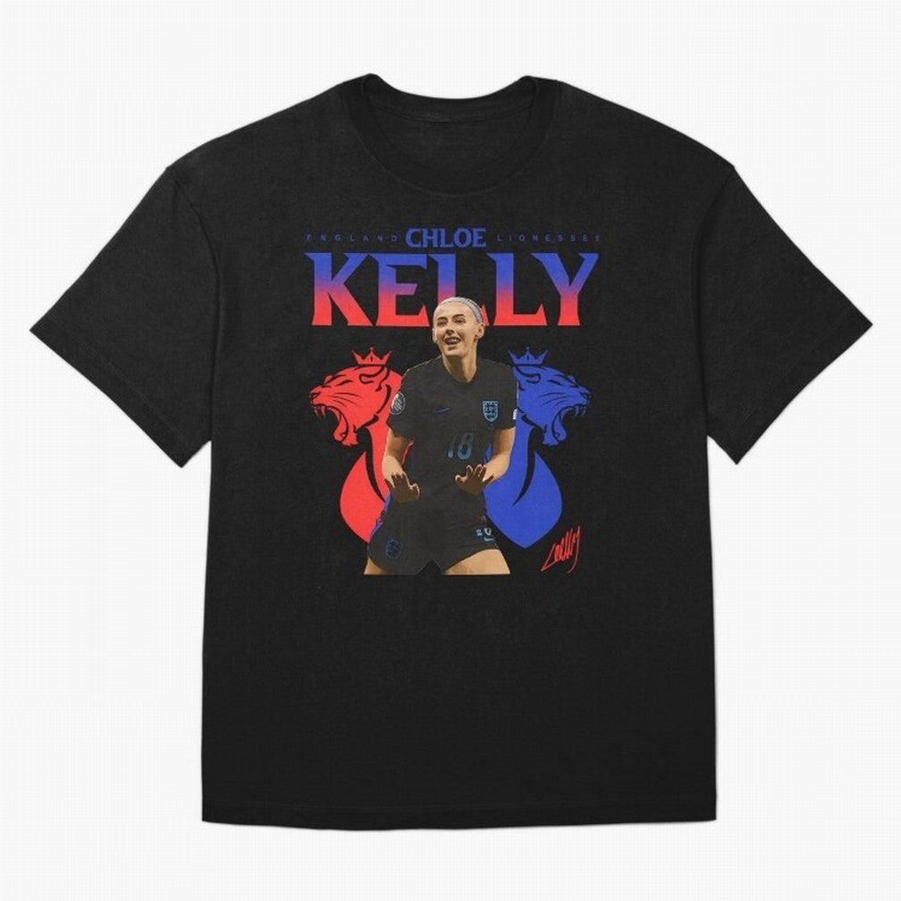 Chloe Kelly Oversized T-Shirt Bring Champion Energy into Global Football Passion for FIFA World Cup 2026 Group Stage, Highlighting Haaland and Mbappe, France, Retro Football Energy, Iconic Rivalries, Trophy Chase Drama and Stadium Atmosphere; Built