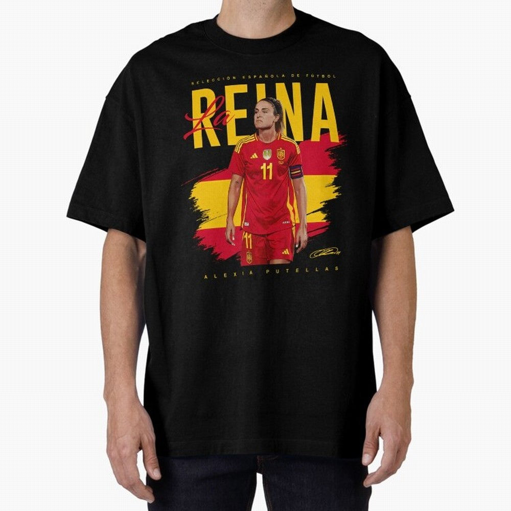 Alexia Putellas Oversized T-Shirt Bring Match Day Fire to Match Day Hype around FIFA World Cup 2026 USA Canada Mexico, Cristiano Ronaldo, France and Portugal, Football Festival Excitement, Trophy Ambitions, Country Rivalries and Star Player Buzz;