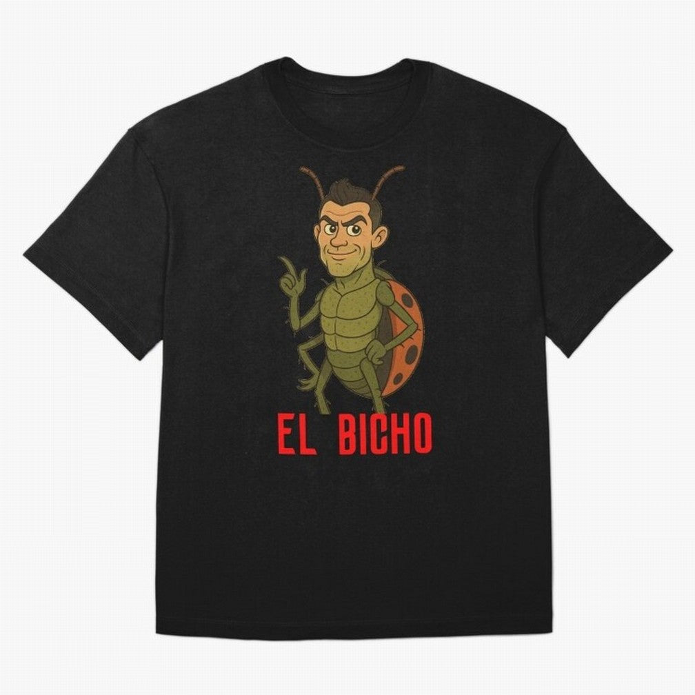 Ronaldo - El Bicho Oversized T-Shirt Back Your Heroes with FIFA World Cup 2026 USA Canada Mexico for Fans of CR7 and Messi and Spain and Netherlands, Bringing Tournament Hype, Historic Matchups, Family Viewing Parties and Global Sports Pride; Ideal