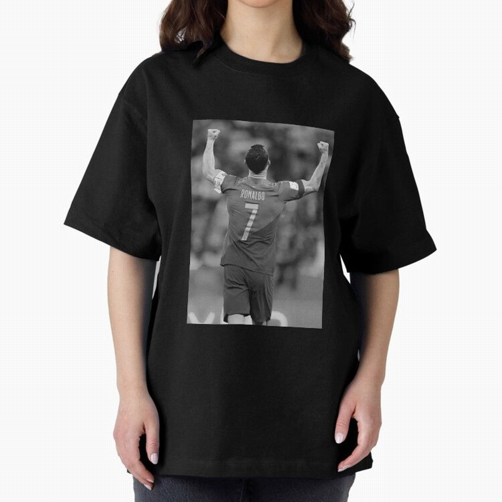 Cristiano Ronaldo Oversized T-Shirt Bring Retro Soccer Energy to FIFA World Cup 2026 with Neymar, England Energy, Fan Favorite Moments, National Team Passion, Big Match Drama and Soccer History; Built for Supporters Chasing Trophy Dreams, Final